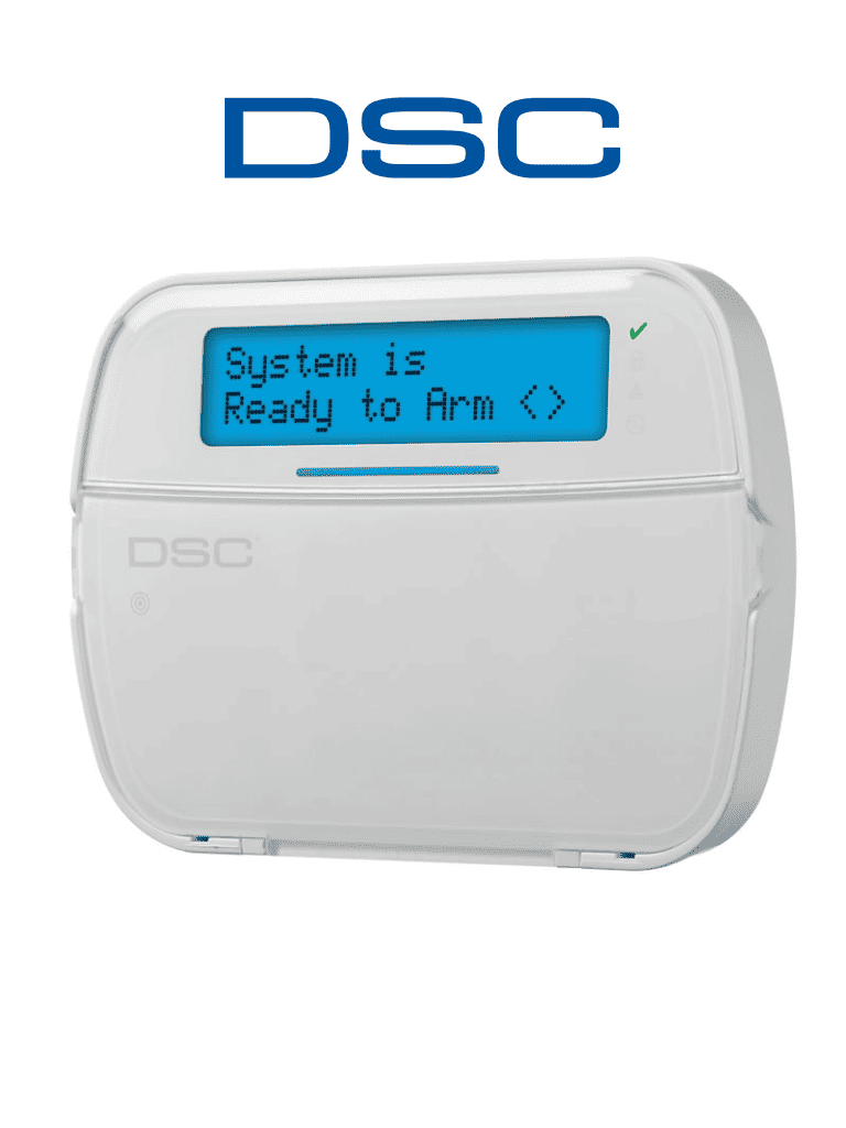 DSC HS2LCDRFP9N - Teclado Cableado LCD Alfanumérico con Transceptor integrado y Lector de Proximidad de 32 caracteres admite 128 zonas compatible con NEO