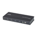 Switch KM USB| 4 Puertos | Boundless Switching | RS232 | Controla 4 Computadoras con 1 Teclado/Mouse - Toer