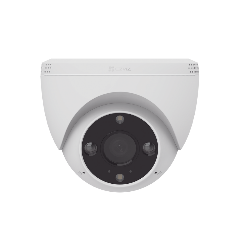 CS-H4 Domo IP 3 Megapíxel (2K) / Wi-Fi / Sirena y Estrobo /Audio de Dos Vías / Detección Humana y Vehiculo / Notificación Push / Audios Personalizables / Ranura Para Memoria hasta 512GB / Uso en Exterior IP67