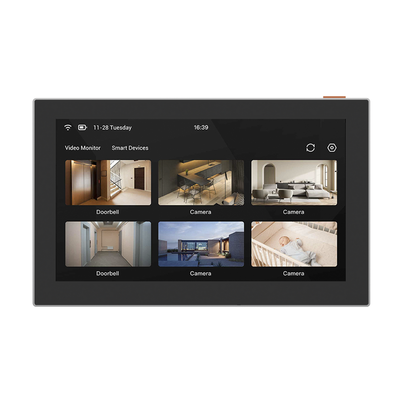 CS-SD7 Pantalla Inalámbrica / Con Batería Recargable 4600mAh / Wi-Fi / Ideal Para Escritorio o Pared  / Vista en Vivo de Cámaras EZVIZ / Compatible con Videoportero CS-HP7  para ver Cámara y Apertura Remota  / Audio de Dos Vías