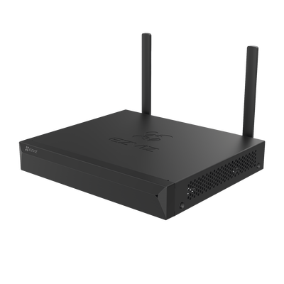 NVR Inalámbrico (WiFi) de 8 Canales IP / Admite Cámaras hasta 5 Megapixel (3K) / Salidas HDMI y VGA  / H.265 / Almacenamiento Expandible hasta 8 TB - Toer