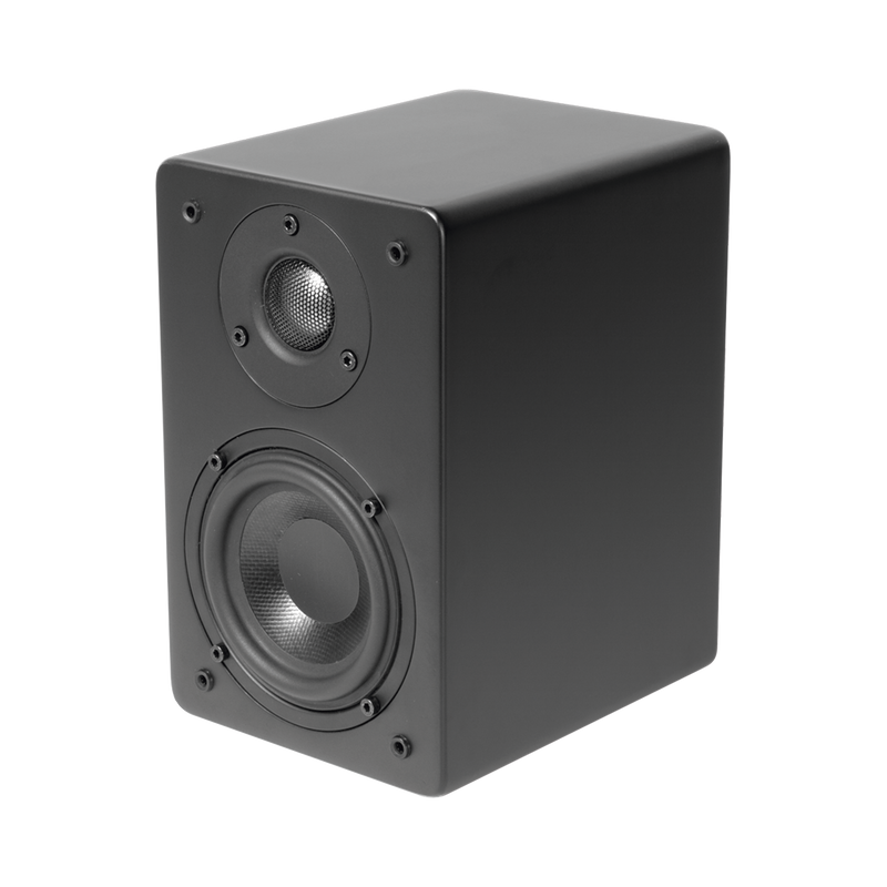 Altavoz de Estantería | Woofer  de 4 | Tweeter de 1 | Acabado negro mate | 40 watts | 8ohms