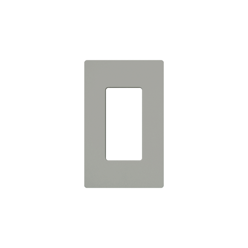 Placa de pared 1 espacio, para atenuador (dimmer), switch ó control remoto PICO inalámbrico.