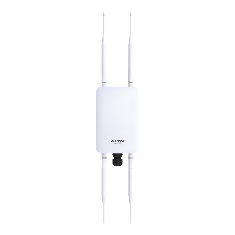 Punto de Acceso Omnidireccional Súper Wi-Fi, Doble Banda en 2.4 y 5 GHz, Hasta 300 m de Cobertura, Hasta 256 Usuarios Concurrentes, Wave 2, MU-MIMO 2x2, Hasta 1267 Mbps, Carcasa IP67