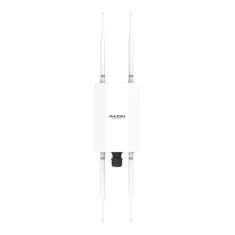 Punto de Acceso Súper WiFi 6 y PTMP para Exterior, Hasta 250 m de Cobertura, Doble Banda Simultanea, 574 Mbps en 2.4 GHz y 1.2 Gbps en 5GHz, 256 Usuarios Concurrentes  por Banda,  Administración en Nube Gratis con INSIGHTS