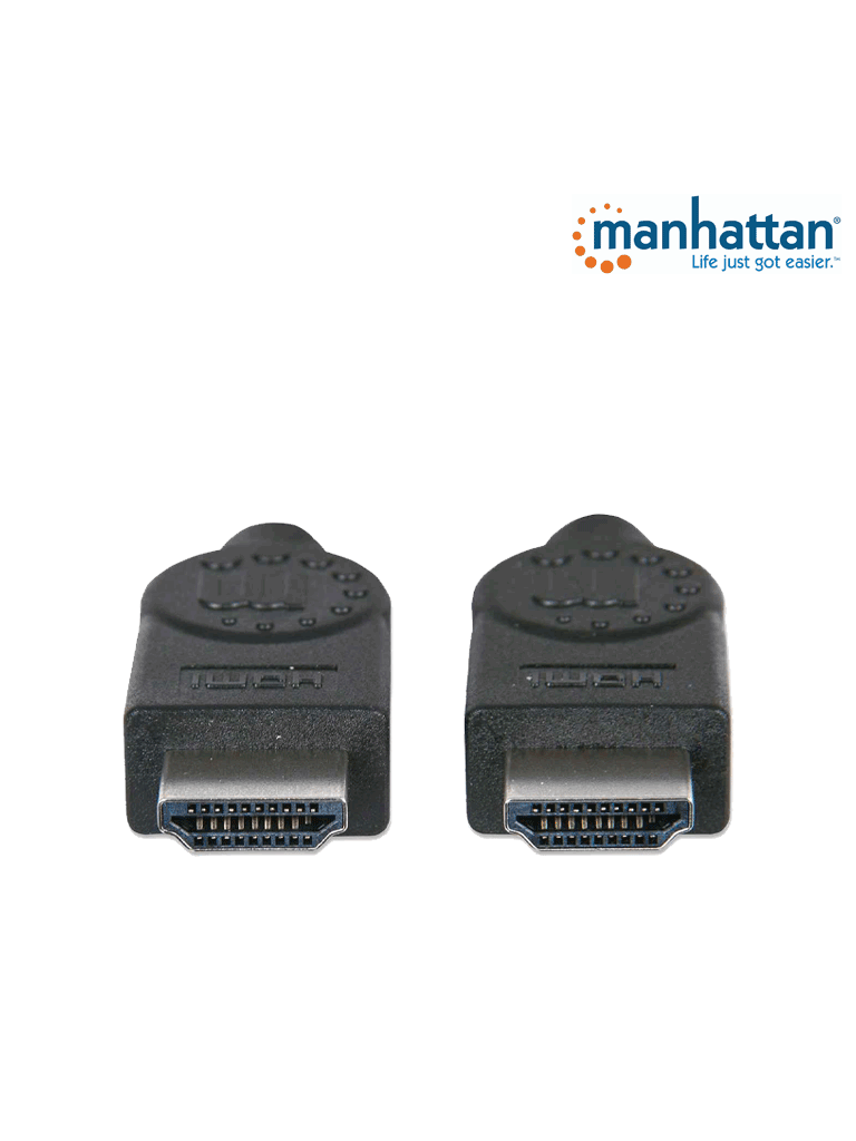 MANHATTAN 353274 - Cable HDMI de Alta Velocidad de 7.5 Metros/ Resolución 1080/HDMI Macho a Macho/ Soporta Canal de Retorno de Audio (ARC)