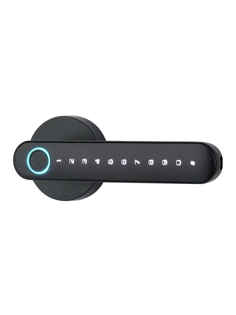 NGTeco SL01A630N -  Cerradura Inteligente Biométrica estilo americano / 100 huellas / 100 contraseñas / App Móvil NGTeco Home