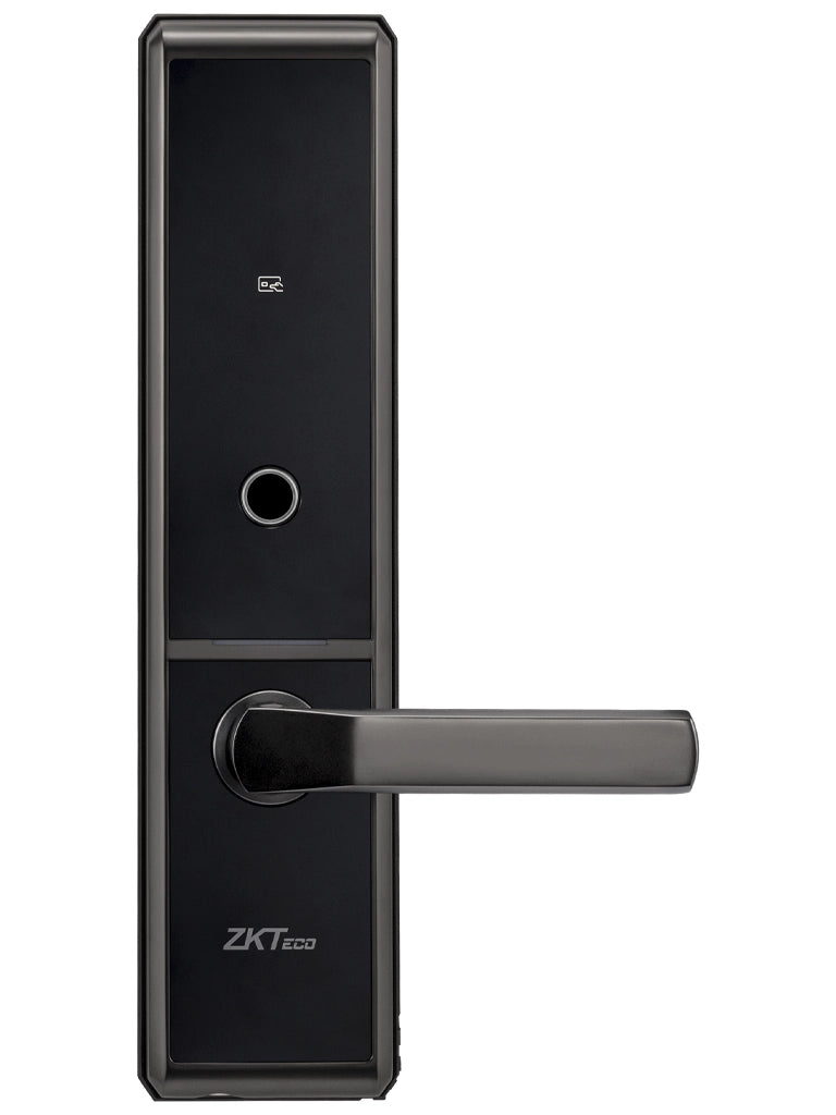 ZKTECO TL300B - Cerradura Inteligente con Bluetooth, Capacidad para 100 Huellas Dactilares, 100 Tarjetas y 100 Contraseñas, Compatible con Puertas Izquierdas y Derechas