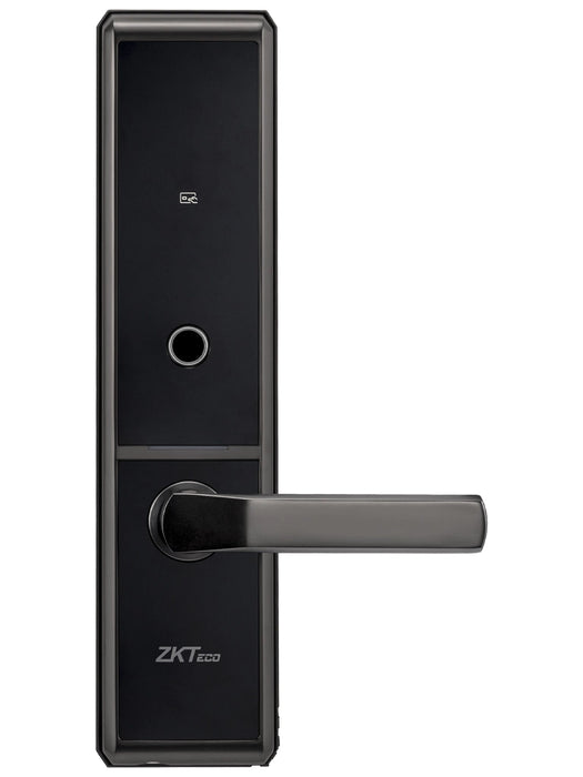 ZKTECO TL300B - Cerradura Inteligente con Bluetooth, Capacidad para 100 Huellas Dactilares, 100 Tarjetas y 100 Contraseñas, Compatible con Puertas Izquierdas y Derechas