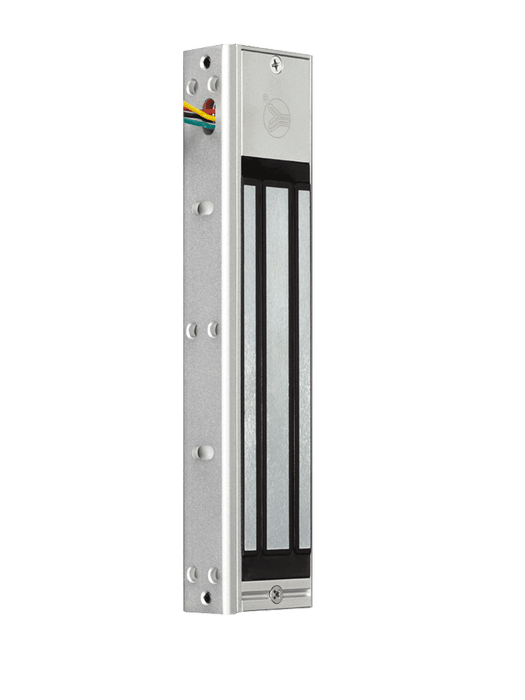 YLI YM180NLED Cerradura Magnética con indicador led para Control de Acceso / Fuerza de Sujeción 180 Kg o 350 LB / Compatible con Soporte MBK180NZL / Para puerta de madera, vidrio o metal