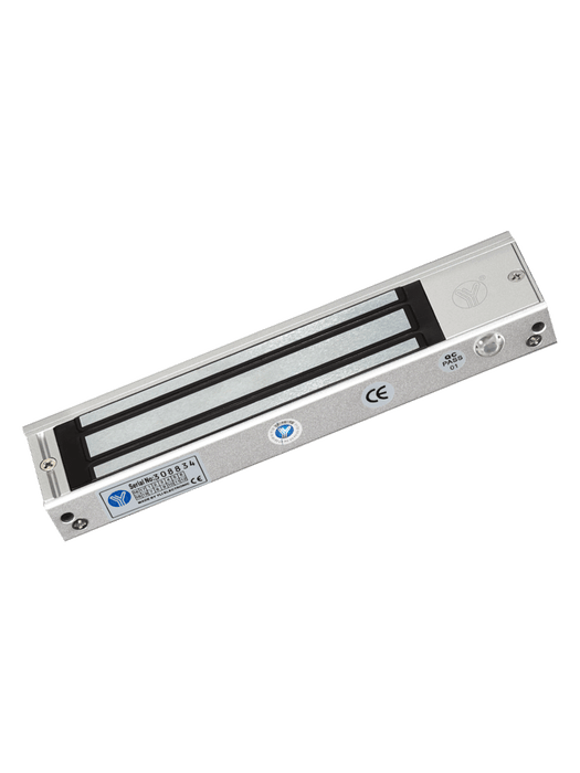 YLI YM180NLED Cerradura Magnética con indicador led para Control de Acceso / Fuerza de Sujeción 180 Kg o 350 LB / Compatible con Soporte MBK180NZL / Para puerta de madera, vidrio o metal