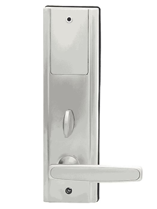 ZKTECO LH3600R - Cerradura Derecha para Hotel con Tecnología Mifare 13.56 MHz, Compatible con Puertas de 35 a 55 mm de Grosor, Estándar Americano, con 5 Pestillos de Seguridad