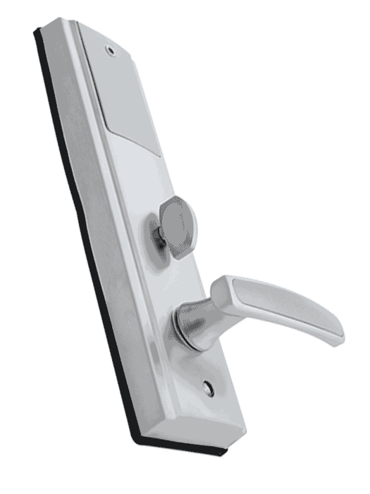 ZKTECO LH3600R - Cerradura Derecha para Hotel con Tecnología Mifare 13.56 MHz, Compatible con Puertas de 35 a 55 mm de Grosor, Estándar Americano, con 5 Pestillos de Seguridad