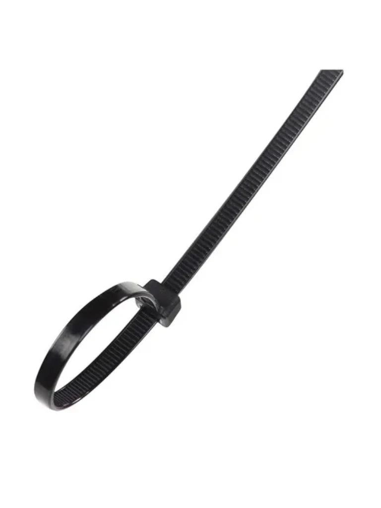 TCE LMG-SZS5X300N - Cincho de Nylon Color Negro, Bolsa con 100 piezas, Medida 4.6mm Ancho X 300mm Largo, Certificación UL 94V-2