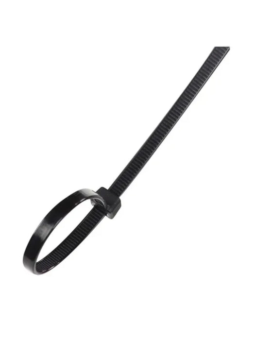 TCE LMG-SZS3X100N - Cincho de Nylon Color Negro, Bolsa con 100 piezas, Medida 2.5mm Ancho X 100mm Largo, Certificación UL 94V-2