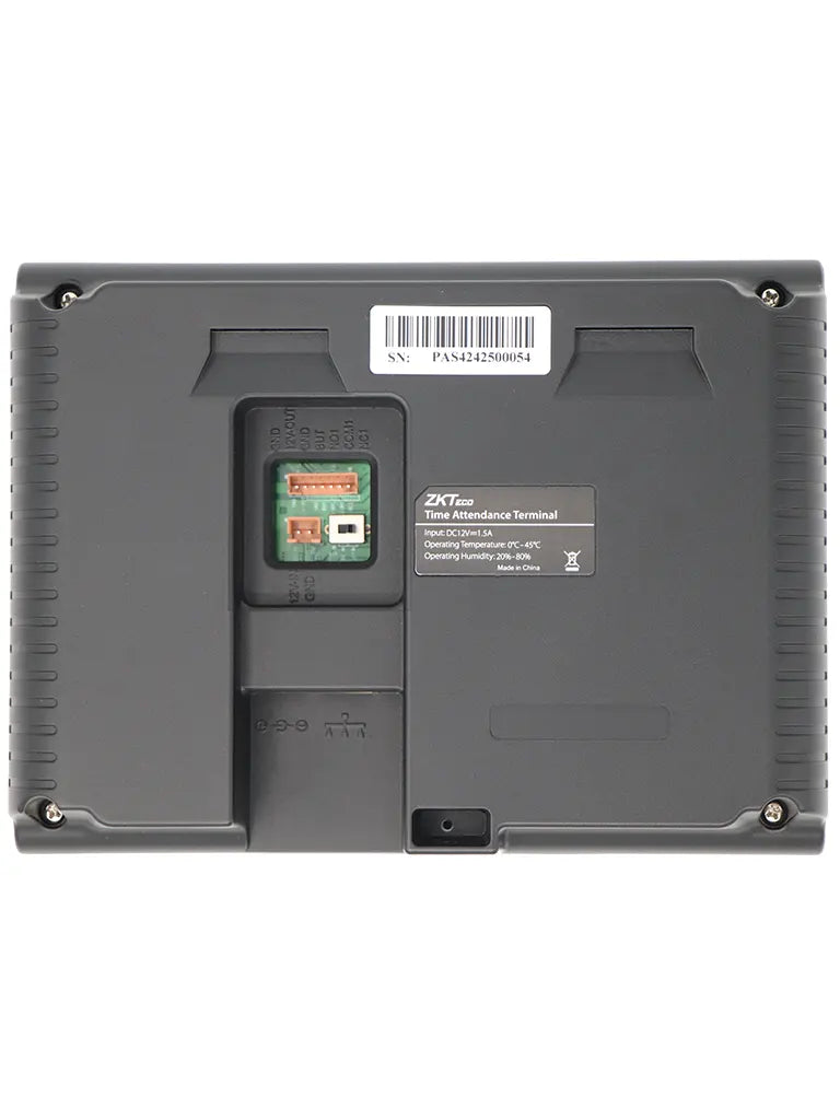 ZKTECO K40 - Control de Asistencia y Acceso Basico con Huella Digital BioID (1000), Conexion TCP/IP, SSR (Reporte en Hoja de Calculo Mediante USB) y Bateria de Respaldo de 2 Horas