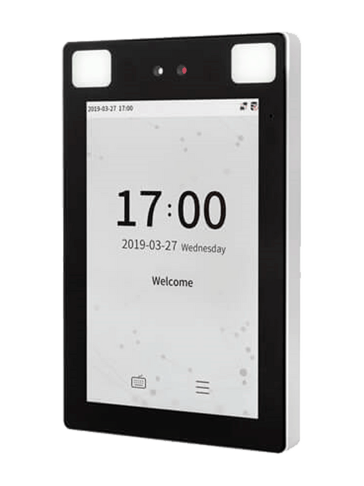 ZKTECO ProFace X- Terminal de Control de Acceso con Reconocimiento Facial/ para Exterior de -30° hasta 60°/ 30,000 Rostros/ 50,000 Tarjetas RFID 125 Khz/ 8 Pulgadas/ IP68/ IK04/ Serie Visible Light