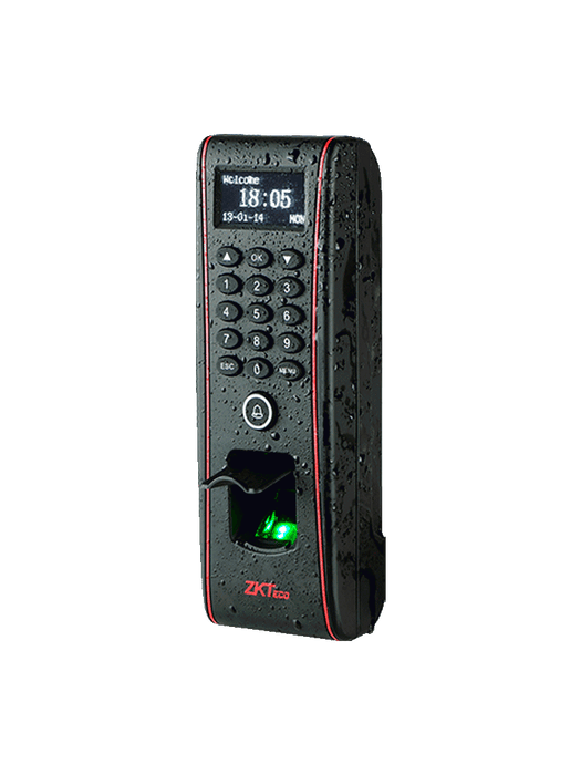 ZKTECO TF1700 - Control de Acceso Exterior de Huella, Tarjeta y Contraseña / Soporta 3000 Huellas / 10000 Tarjetas  RFID 125 khz / Almacena 30000 Registros / Conexión TCPIP / USB / Compatible con Software ZK Access 3.5