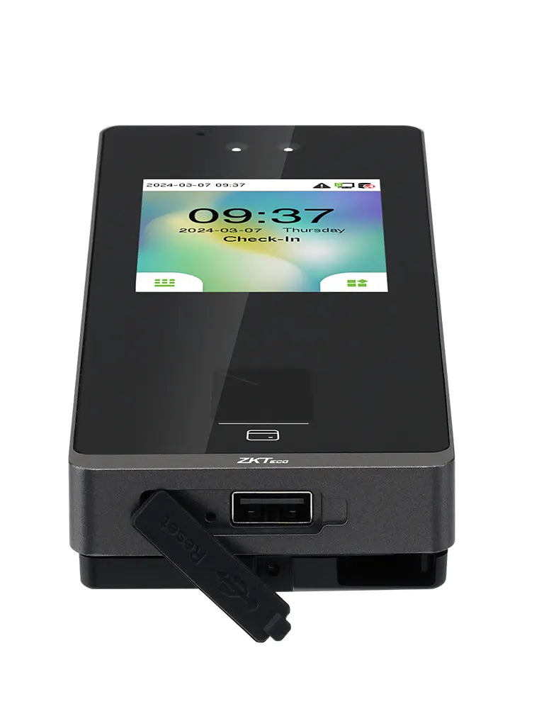 ZKTECO SenseFace3A -  Control de Acceso para 3,000 rostros / 6,000 huellas / 6,000 tarjetas 125KHz / TCP/IP / IP65 / 1 Relevador / Compatible con Software Gratuito ZKBio Zlink