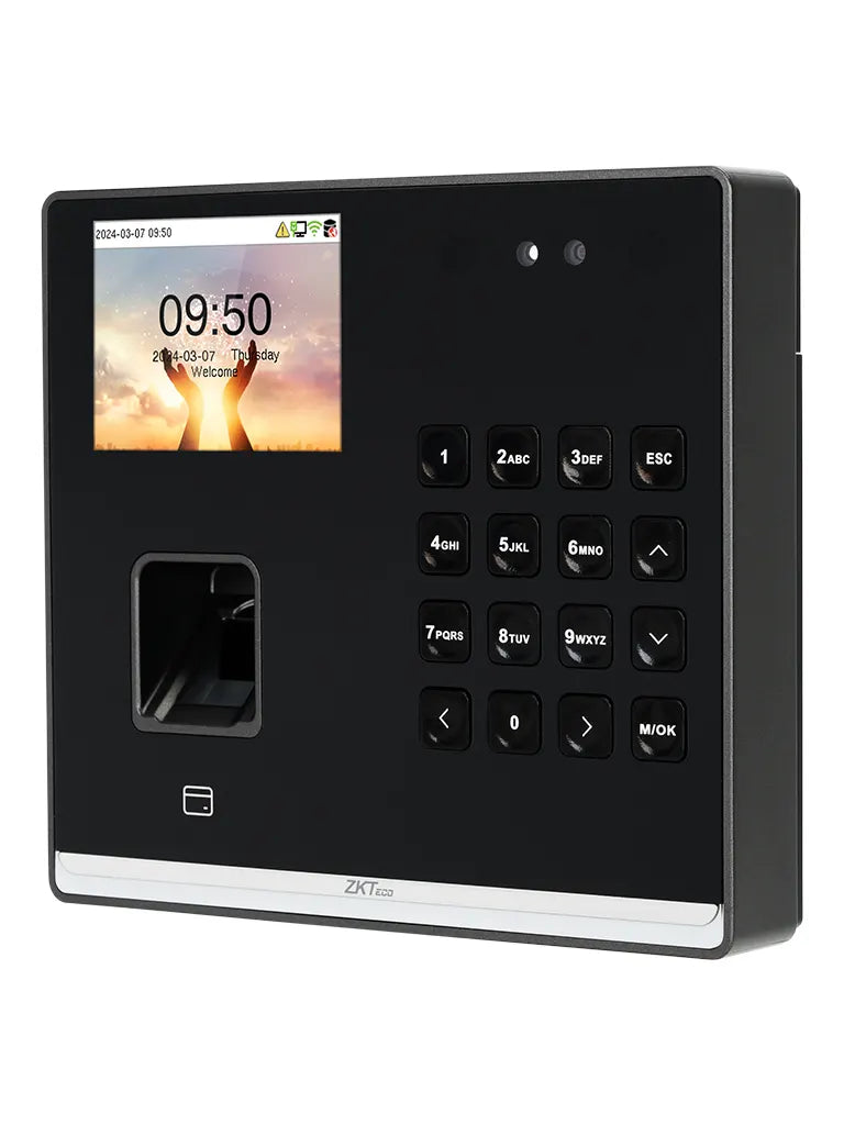 ZKTECO SENSEFACEM2FLR-  Control de Asistencia con Acceso Basico para 500 rostros / 1,000 huellas / 1,000 tarjetas 125 KHz / 150,000 Eventos / Bateria de Respaldo de 4 horas / Compatible con ZKBio Zlink