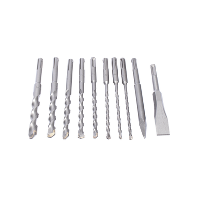Juego con 10 piezas de brocas y cinceles SDS PLUS - Toer