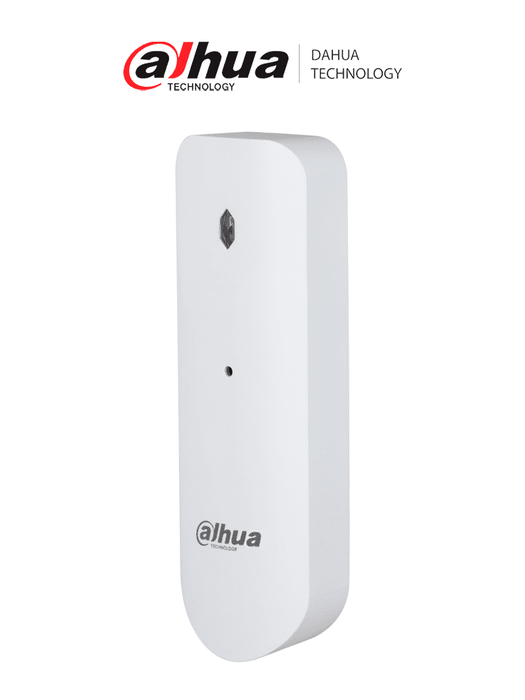 DAHUA ARD512-W2 - Detector de rotura de cristal inalámbrico, Detección de frecuencias altas y bajas (simultaneas), Diferentes tipos de cristal, LED indicado, App DMSS, Frecuencia 433 MHz, Tecnología: AirShield, Compatible con HUB 1.0 y HUB 2.0