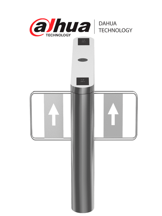 DAHUA ASGB521H-D - Swing Barrier Media para exterior/ 1 Carril/ Motor Electrico CD/ Acero Inoxidable/ Puerto RS232/ Soporta Conteo de Entrada y Salida/ 20personas x minuto/ Entrada de Alarma de Incendio para desbloqueo/