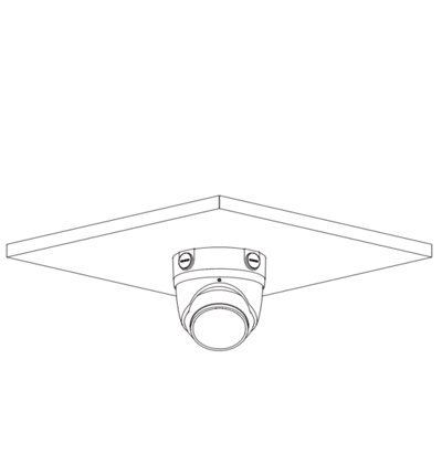 DAHUA DH-IPC-HDW3449H-AS-PV - Camara IP Domo TiOC de 4 Megapixeles/ WizSense/ Lente de 2.8 mm/ Angulo de 101 Grados/ Iluminador Dual/ Sirena/ Estrobo Azul y Rojo/IR 30m/ SMD 4.0/ Microfono Integrado/ Ranura MicroSD/  IP67/ PoE