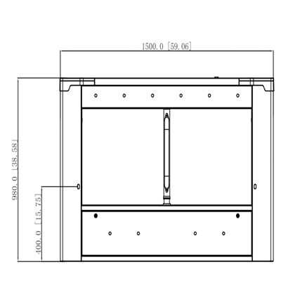 DAHUA DHI-ASGB611K-R - Swing Barrier (Barrera Medio Cuerpo) Derecha/ Servo Motor/ 12 Pares IR/ 20-60 Personas por Minuto/Apertura ajustabel 0.5s-1.6s/ Carril de 600mm/Exterior Protegido-Interior/ Compatible con DHI-ASGB610K-L y DHI-ASGB621K-D