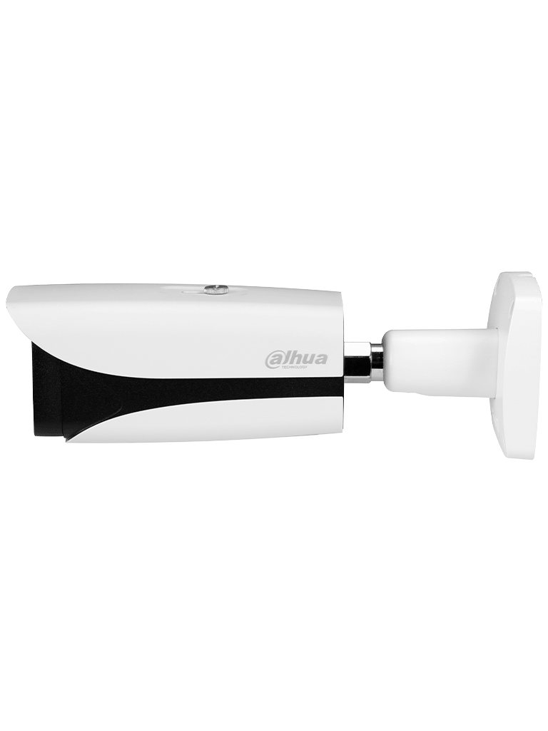 DAHUA IPC-HFW5241E-Z12E -Cámara IP Bullet 2MP con WizMindS y lente motorizado de 5-60 mm Alcance IR 150m, IA avanzada, mejora de imagen, micrófono integrado, metadatos, detección facial, conteo de personas, E/S de alarmas y audio, ePoE, IP67 e IK10
