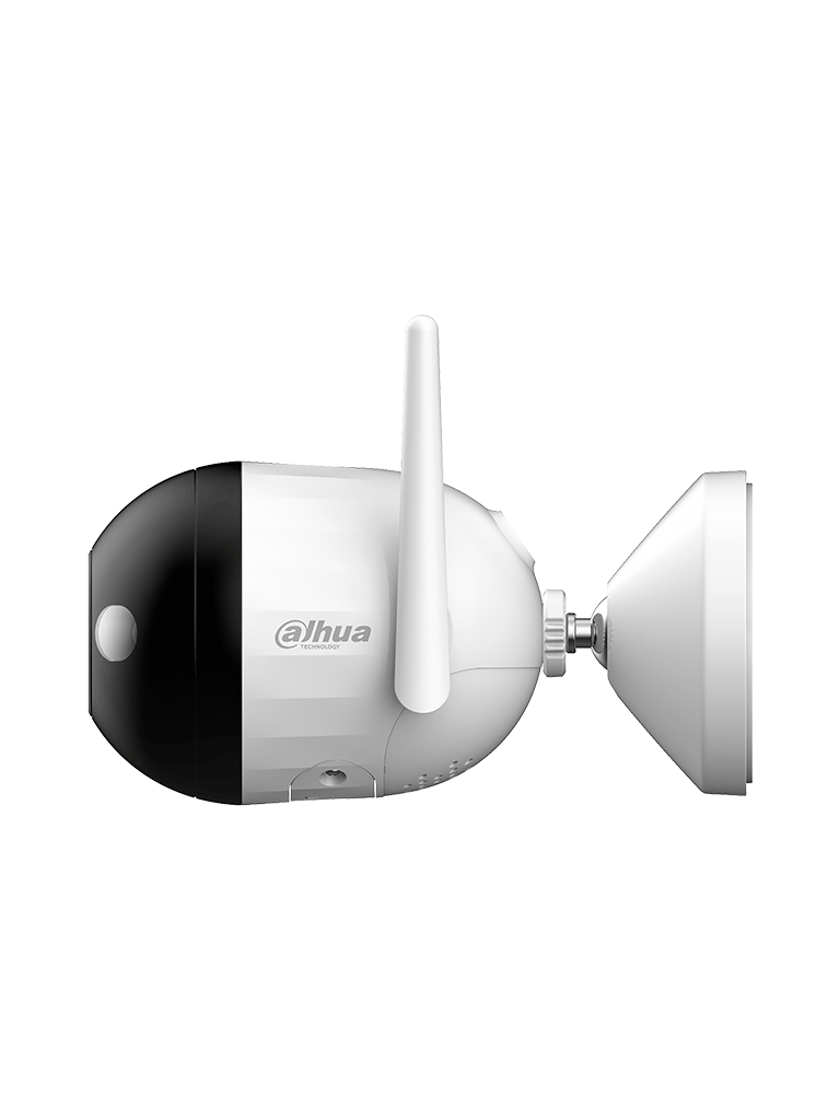DAHUA F2C-LED - Cámara IP Bullet Wifi de 2 Megapíxeles/ Full Color/ Microfono Integrado/ 30 Mts de Luz Visible/ Ranura para MicroSD/ Lente 2.8mm/ IA con Detección de Humanos/ IP67/