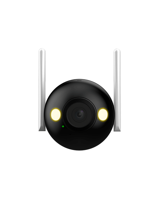 DAHUA F2C-LED - Cámara IP Bullet Wifi de 2 Megapíxeles/ Full Color/ Microfono Integrado/ 30 Mts de Luz Visible/ Ranura para MicroSD/ Lente 2.8mm/ IA con Detección de Humanos/ IP67/