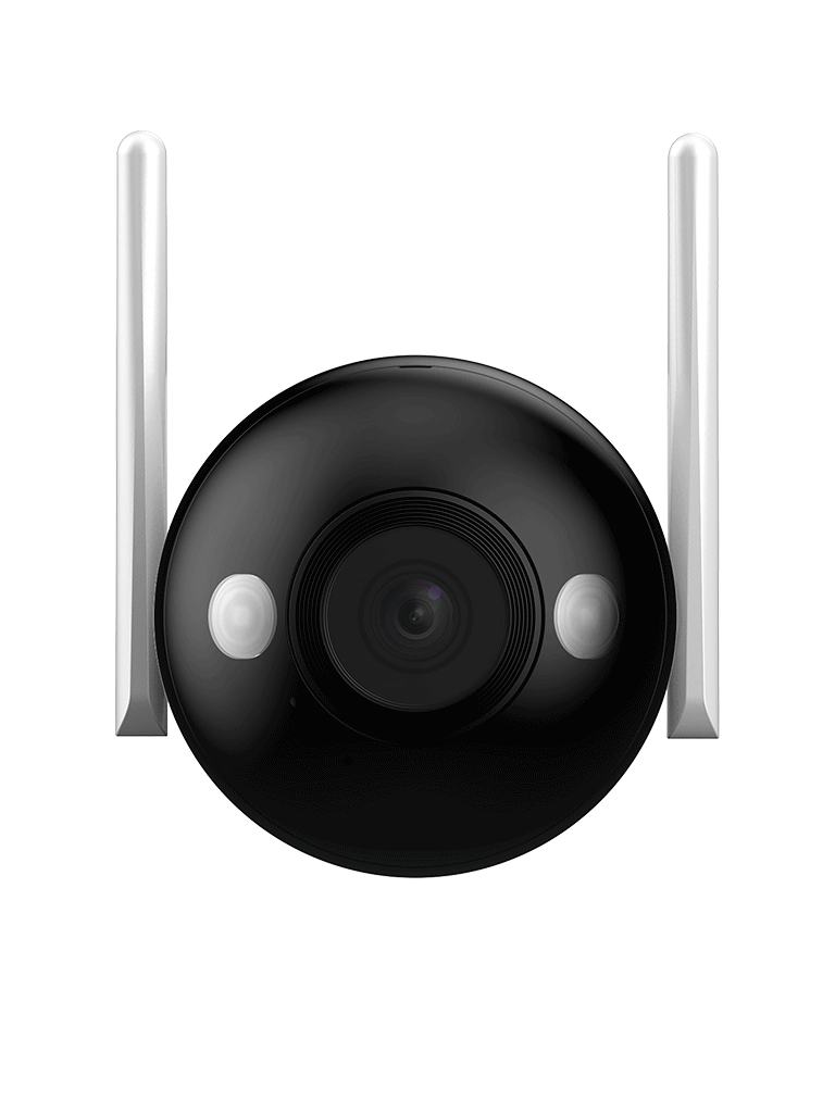 DAHUA F4CN-LED - Cámara IP Bullet Wifi de 4 Megapíxeles/ Full Color/ Microfono Integrado/ 30 Mts de Luz Visible/ Ranura para MicroSD/ IA con Detección de Humanos/ IP67/