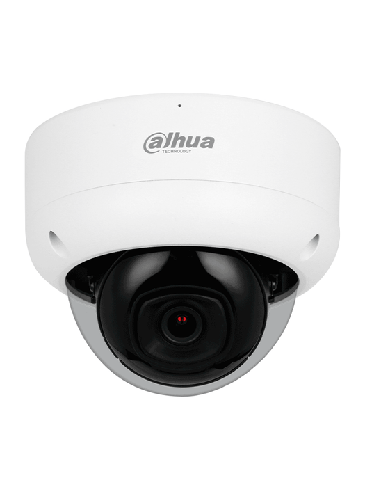 DAHUA IPC-HDBW3241E-AS-S2 -Cámara IP Domo Antivandálica d 2MP con lente d 2.8mm y 107°, WizSense, IR de 50m, micrófono integrado, SMD 4.0, AI SSA, Quick Pick, protección IP67/IK10, PoE, WDR real, E/S de alarmas y ranura microSD