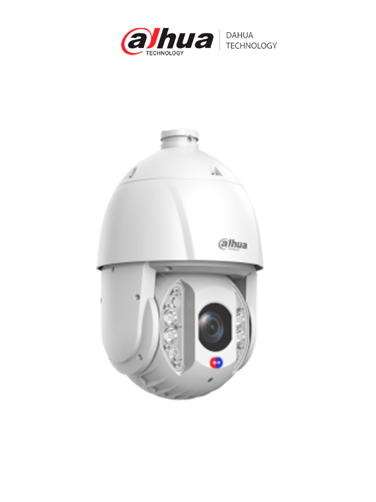 DAHUA DH-SD6E425MB-HNR-A-PV1 Cámara IP PTZ 4MP/ Acupick/ WizSense/ Iluminador Dual Inteligente/ TiOC/ 25x/ IR 250m/  luz cálida 100m/ AutoTracking 3.0/ Protección Perimetral/Detección Facial/ SMD 4.0/E/S de alarma y audio/IP66/PoE/ IK10/