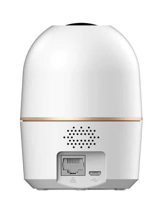 DAHUA DH-H3A - Cámara IP Domo Motorizado Wifi de 3 Megapíxeles con IA, autotracking, audio bidireccional (micrófono y altavoz), sirena integrada, IR de 10 m, detección de humanos y ranura MicroSD