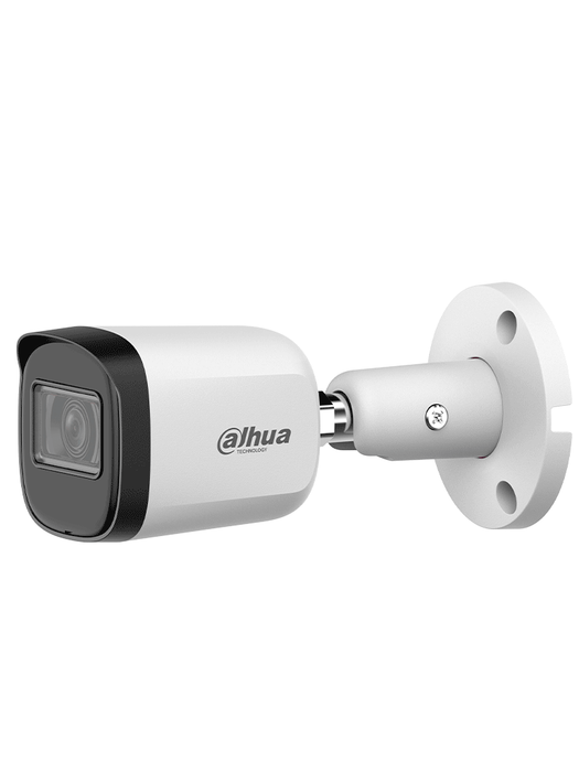 DAHUA KITXVR1B04H-I4B2A51-U - Kit de 4 Cámaras metálicas 5 MP Lente de 2.8mm y un DVR Cooper-I WizSense, 4 Canales + 1 IP o Hasta 5 Canales IP. Soporta Con IA, H.265+, SMD Plus y Búsqueda de Humanos y Vehículos.