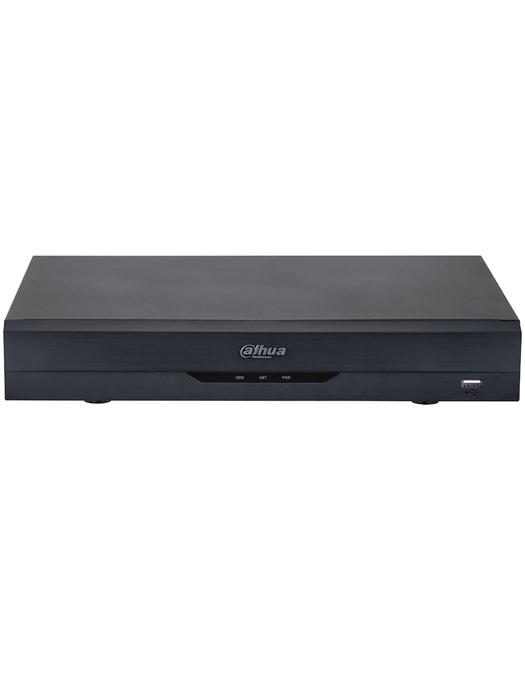 DAHUA XVR5108HE-4KL-I3 - DVR 8 canales 4K con tecnología WizSense y compresión H.265+. Admite 8 canales + 8 IP, reconocimiento facial en 2 canales, SMD Plus, protección perimetral, 1 SATA de hasta 16 TB, 8 entradas y 3 salidas de alarma