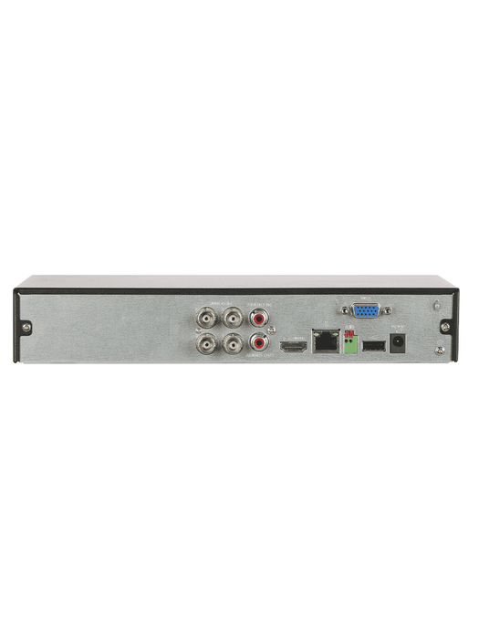 DAHUA XVR5104HS-4KL-I3 - DVR 4k de 4 Canales y 4 IP o hasta 8 IP. Equipado con WizSense, codificación H.265+, un canal para reconocimiento facial, protección perimetral y SDM Plus. Bahía SATA para HDD de hasta 10TB. Compatible con IoT y POS