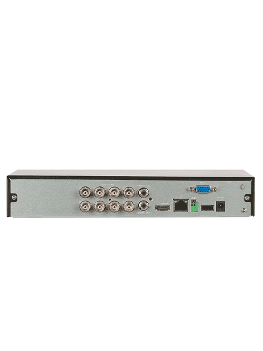DAHUA XVR5108HS-I3 - DVR de 8 canales 5MP Lite, WizSense con IA, H.265+, 8 Canales Analogos + 4 IP o hasta 12 canales IP, 1 canal de reconocimiento facial, SMD Plus, 1 canal de protección perimetral y 1 bahía HDD