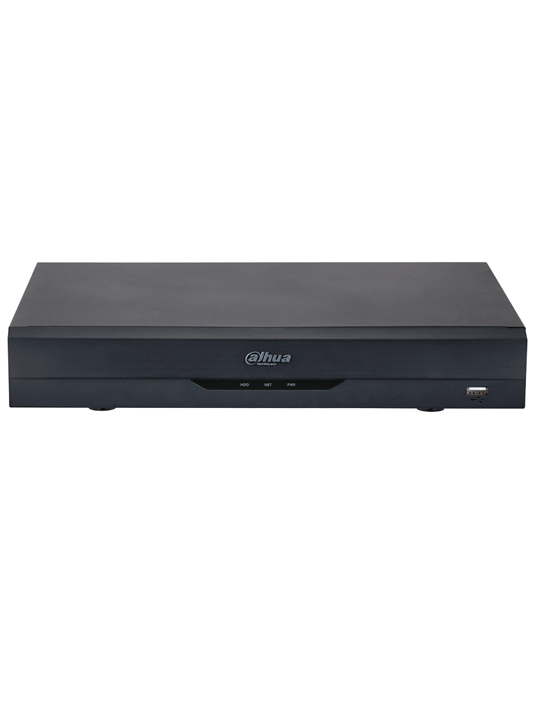 DAHUA XVR5116HE-4KL-I3 - DVR 16 Canales 4K con IA, WizSense, H.265+, 16 Canales + 16 IP (32 Ch máx.), Reconocimiento Facial, SMD Plus, Protección Perimetral, 16&3 E&S Alarma, 1 Puerto SATA.