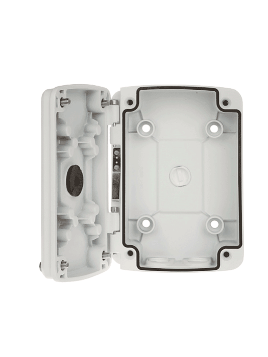 DAHUA DH-PFA126  Caja de conexiones / Material de aleación de aluminio/ IP66/ Estructura de rápida instalación y anticaída para mayor seguridad y comodidad.