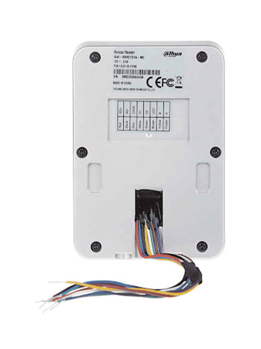 DAHUA DHI-ASR2101A-ME  - Lectora con Tecnologia Dual con Teclado para Panel de Control de Acceso/ Soporta Tarjetas ID y Mifare/ Soporta Passwords/ Wiegand y RS-485/ Soporta Uso Exterior/