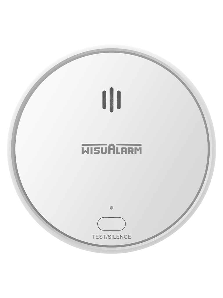 DAHUA WISUALARM DHI-HY-SA20B - Detector de Humo Standalone (Autonomo), Sensor Fotoeléctrico, Sonido de Alarma de 85dB, Alarma Visual y Audible, Durabilidad de Batería hasta 5 años, Certificaciones TÜV and CE,