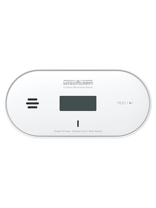 DAHUA WISUALARM DHI-HY-GC30A-R8 -Detector de Monóxido de carbón inalámbrico interconectado con sensor electroquímico de alto performance e interconexión inalámbrica con máximo 24 equipos,