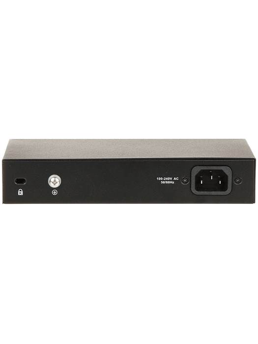 DAHUA PFS3006-4ET-36 - Switch PoE de 6 Puertos Fast Ethernet/4 Puertos PoE 10/100/ 2 Puertos uplink 10/100/ 36 Watts Totales/ Switching 1.2 Gbps/ Tasa de Reenvio de Paquetes .89 Mbps/ con Protección de Descargas