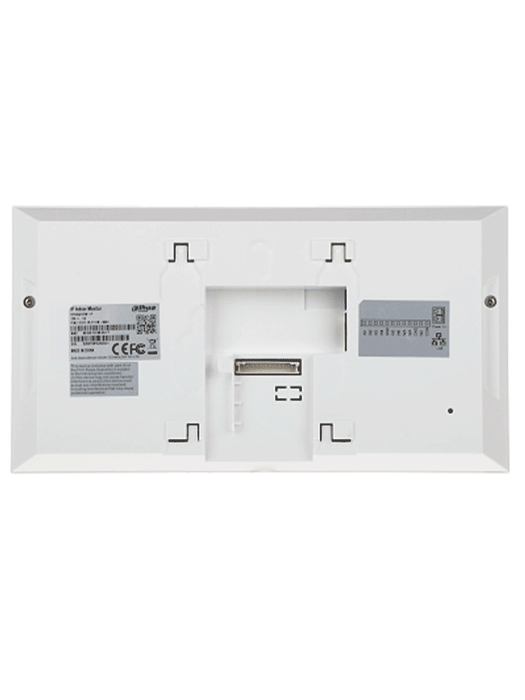 DAHUA VTH2421FW-P - Monitor IP de 7" Serie Pro con pantalla táctil, 8GB de memoria, PoE estándar, ranura MicroSD, admite 9 monitores adicionales, llamada grupal, videos, mensajes y 6 entradas/salidas de alarma /