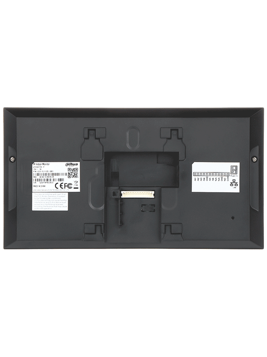 DAHUA VTH2421FB-P - Monitor IP táctil de 7" Serie Pro, con 8GB de memoria embebida, PoE estándar, ranura MicroSD, soporta llamada grupal, videos, mensajes, 6 entradas/salidas de alarma, y hasta 9 monitores adicionales.