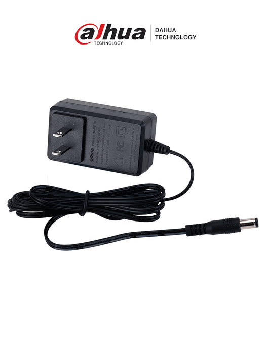 DAHUA DH-PFM320-020US - Fuente de Poder de  12 Vcc 2 Amper/ Entrada de 100-240 VAC/ Especial para Camaras de CCTV/ Cable de 1.5 metros/ Certificacion FCC/