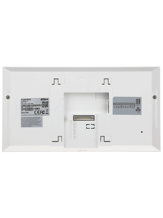 DAHUA KTP01L(S) - Kit de Videoportero IP con Frente de Calle Metálico Antivandálico  y cámara de 2MP. Incluye monitor táctil de 7", ranura SD, control de puerta, E/S de alarmas, y switch PoE de 6 puertos, 36W. Ideal para seguridad avanzada/